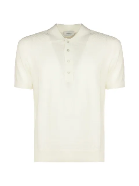 Paolo Pecora playera tipo polo texturizada