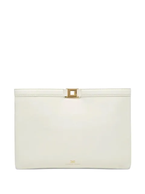 Elisabetta Franchi rectangle hardware clutch bag