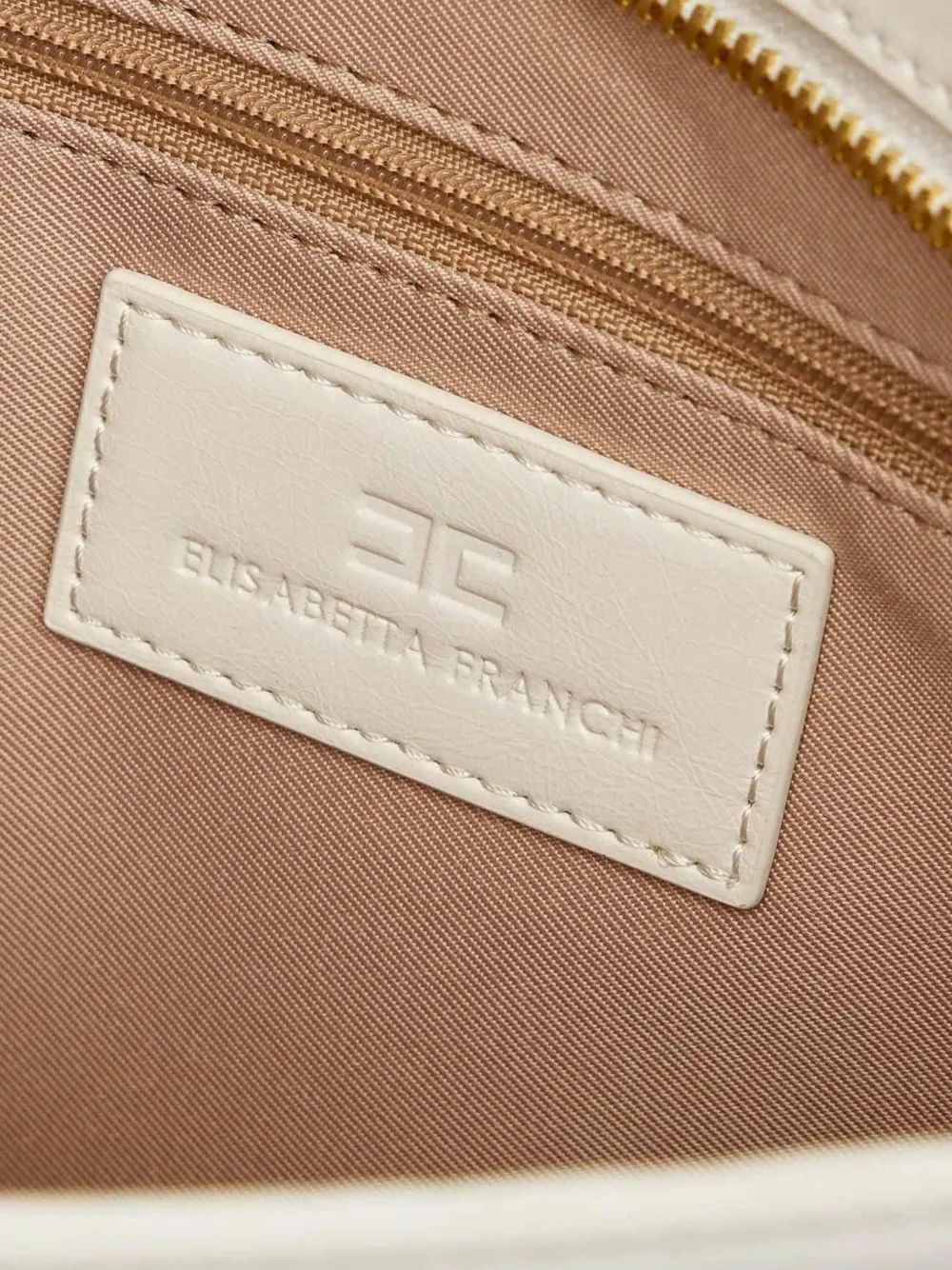 Elisabetta Franchi Rechthoekige clutch Wit