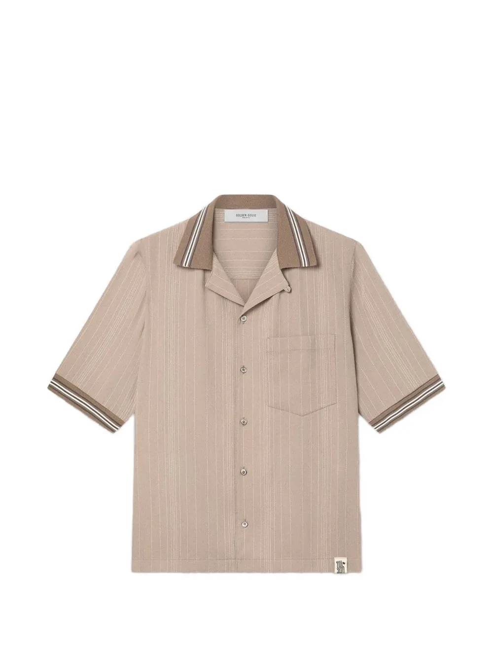 Golden Goose striped shirt - Neutrals