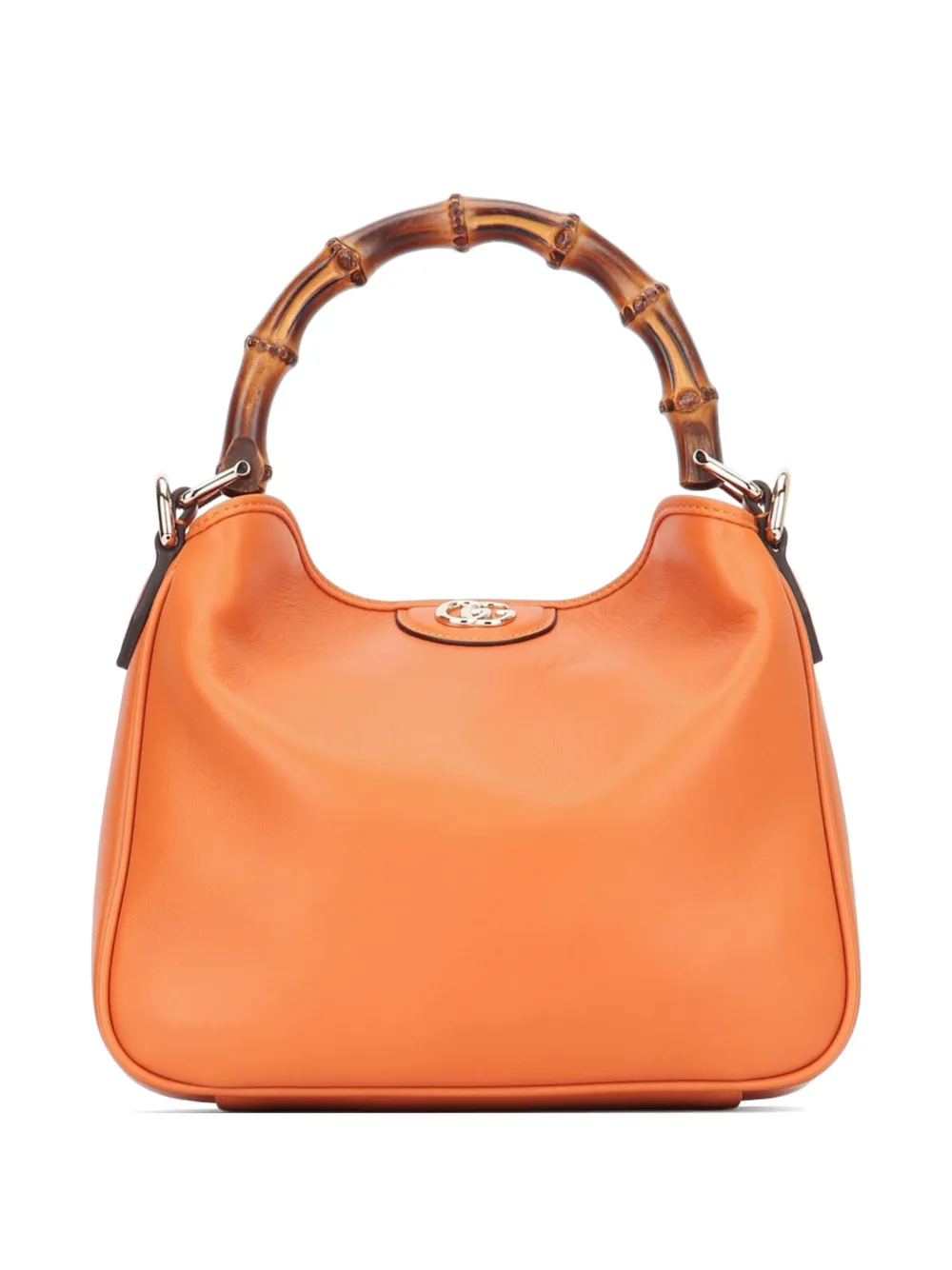 Gucci Small Diana Bamboo-handle Tote Bag In Orange
