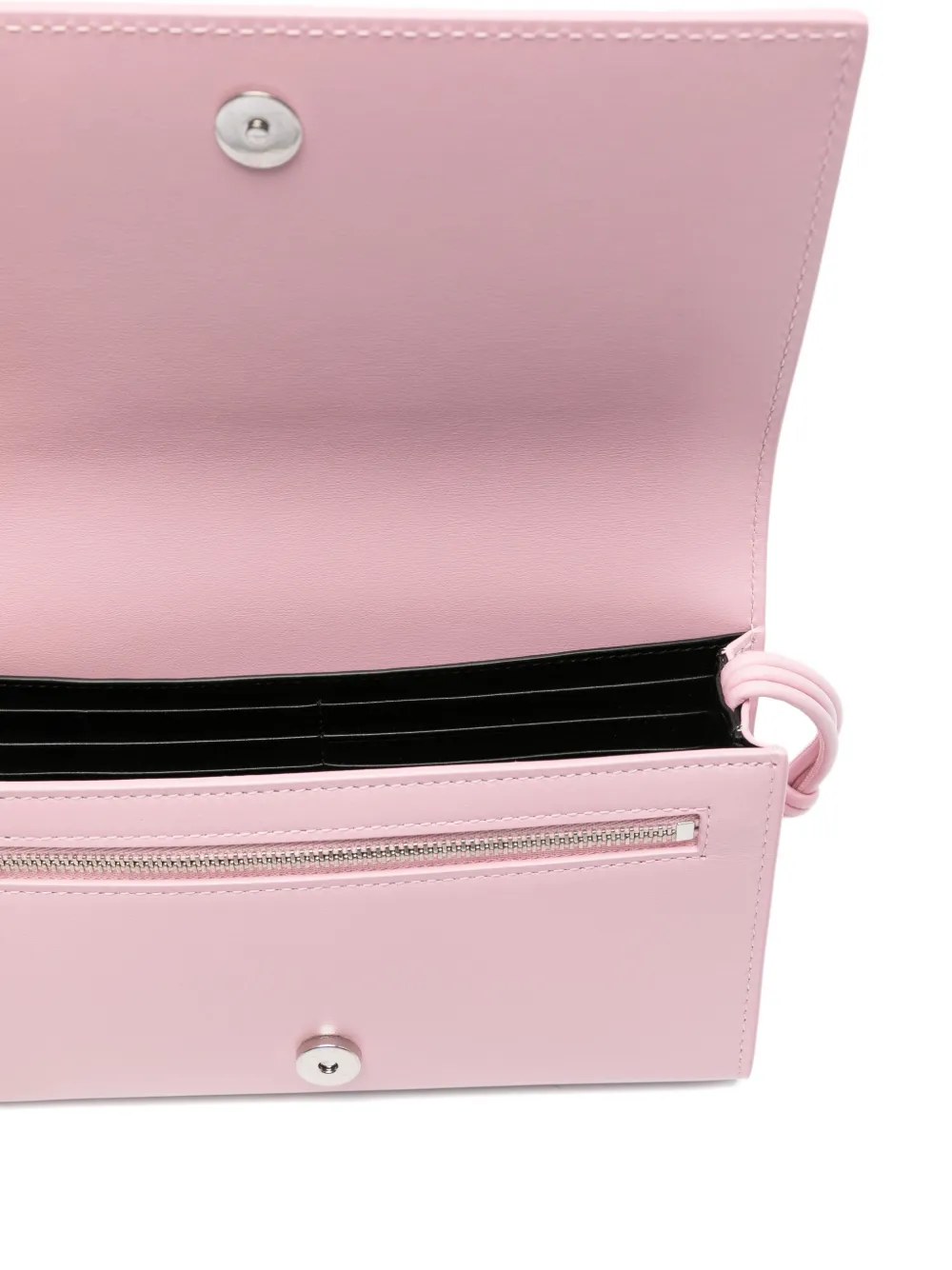 Jil Sander Tangle portemonnee met bandje Roze