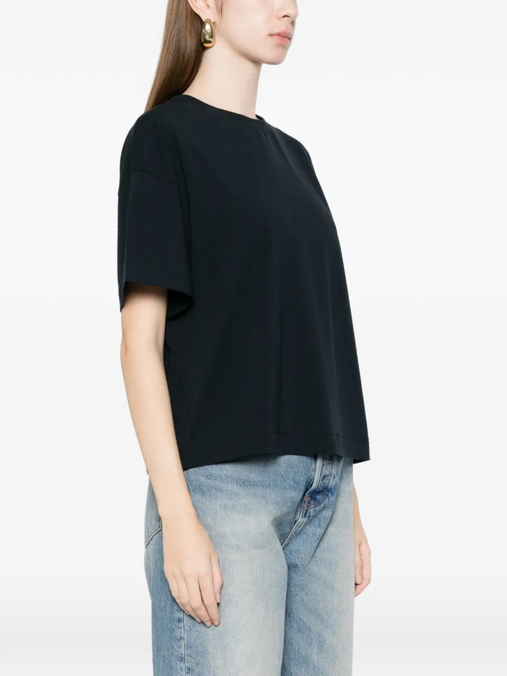  Alpha Studio Crew-neck T-shirt - Black 