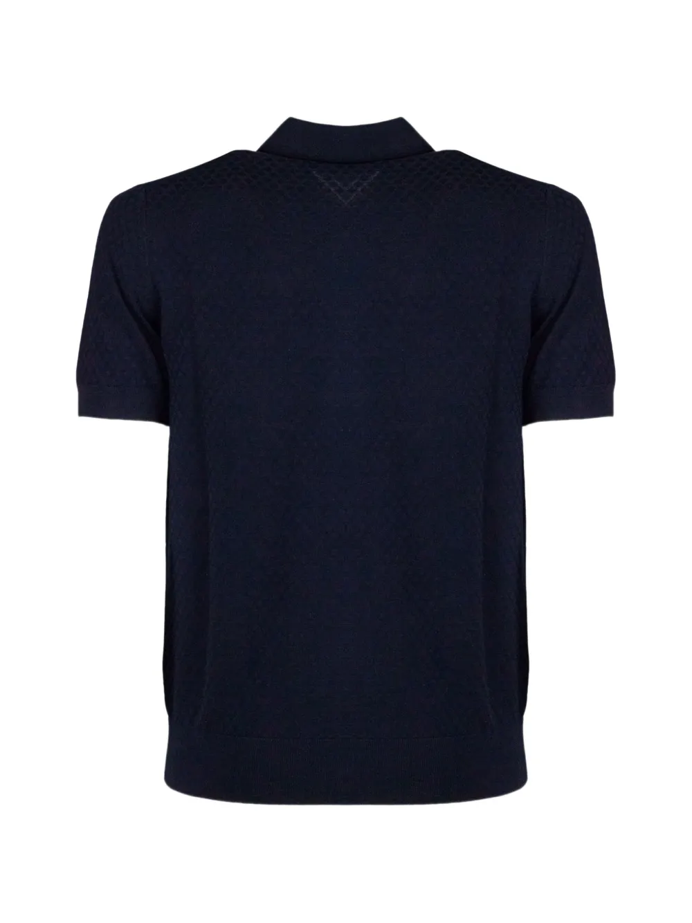 Paolo Pecora Poloshirt met knopen Blauw