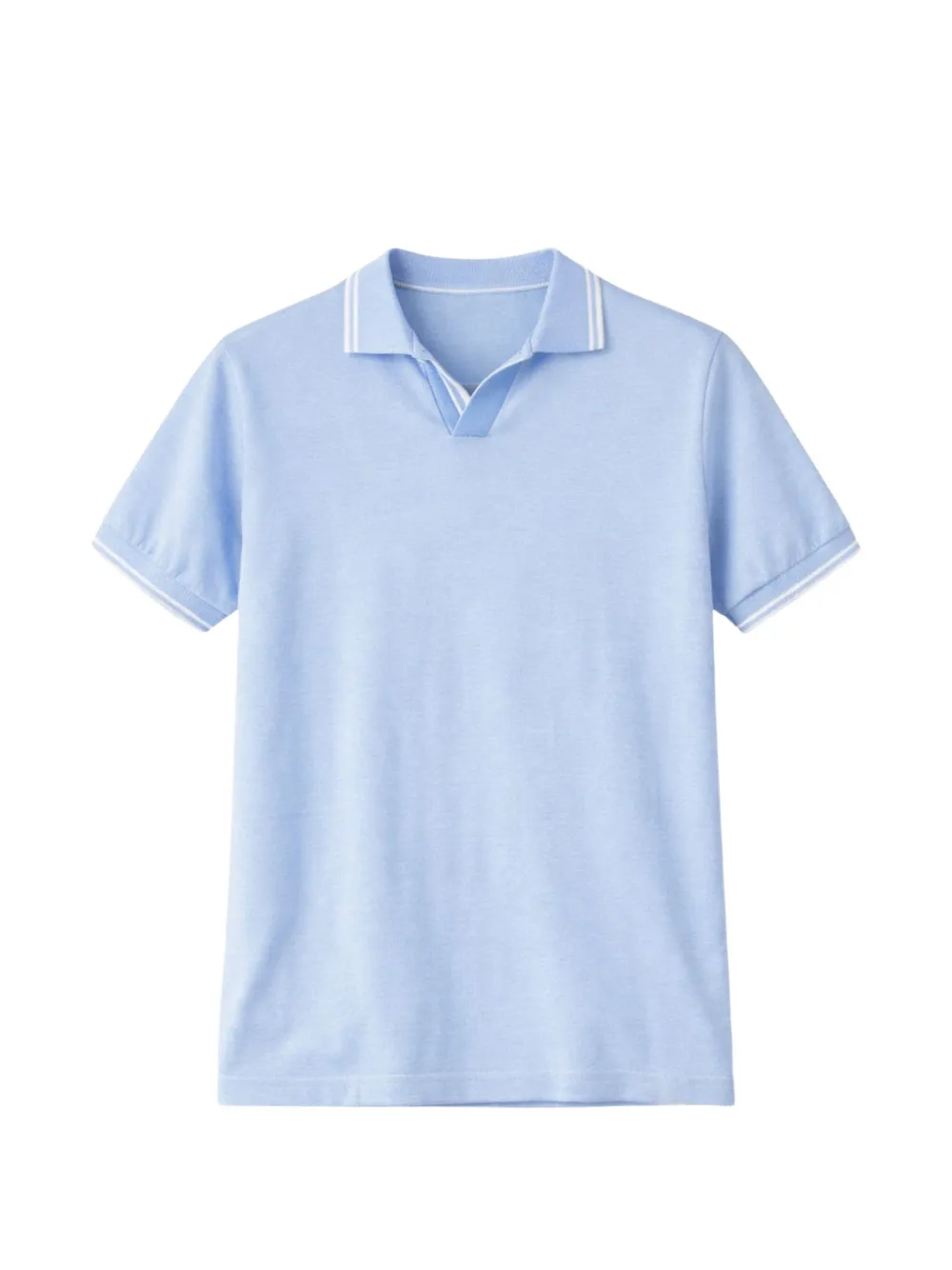 Paul & Shark ribbed-details T-shirt - Blu