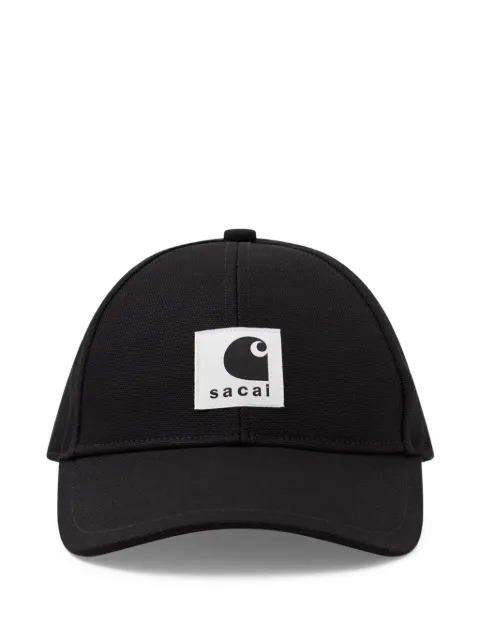 Carhartt WIP gorra con parche de logo en colaboración con Sacai