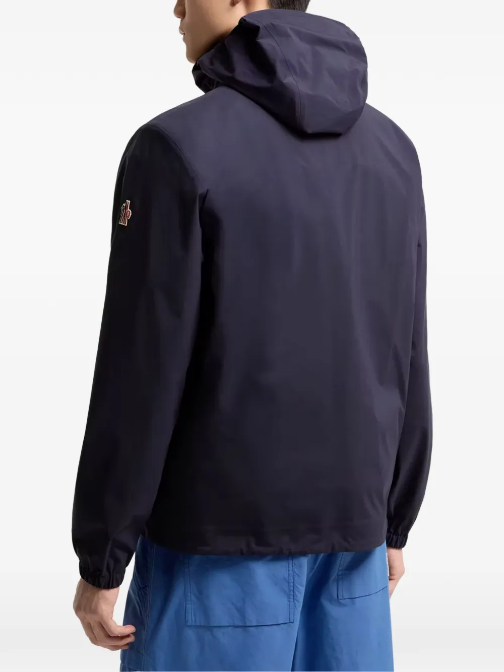 Moncler Grenoble Shipton jack met rits en capuchon Blauw