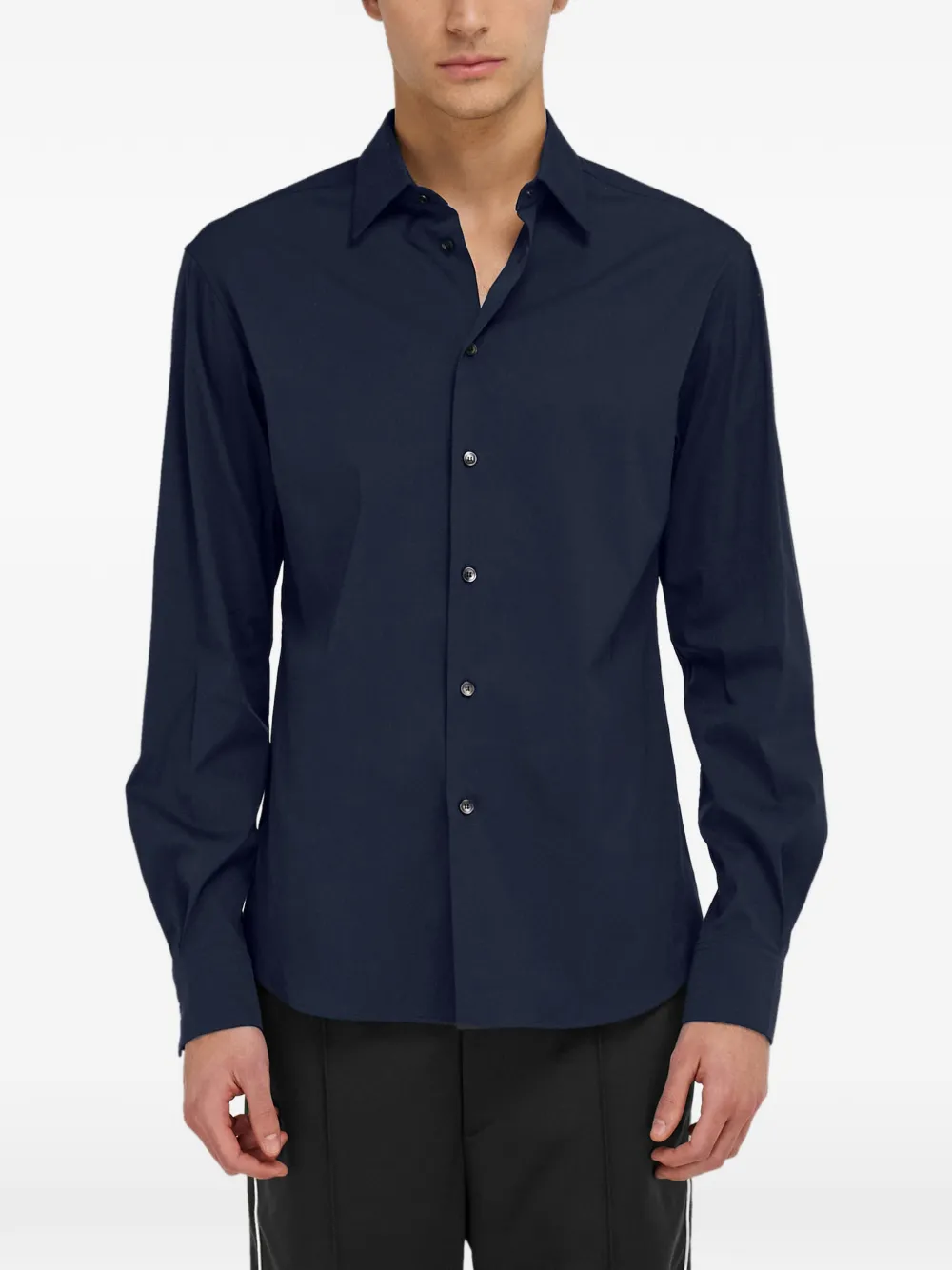 Ferragamo Getailleerd overhemd Blauw