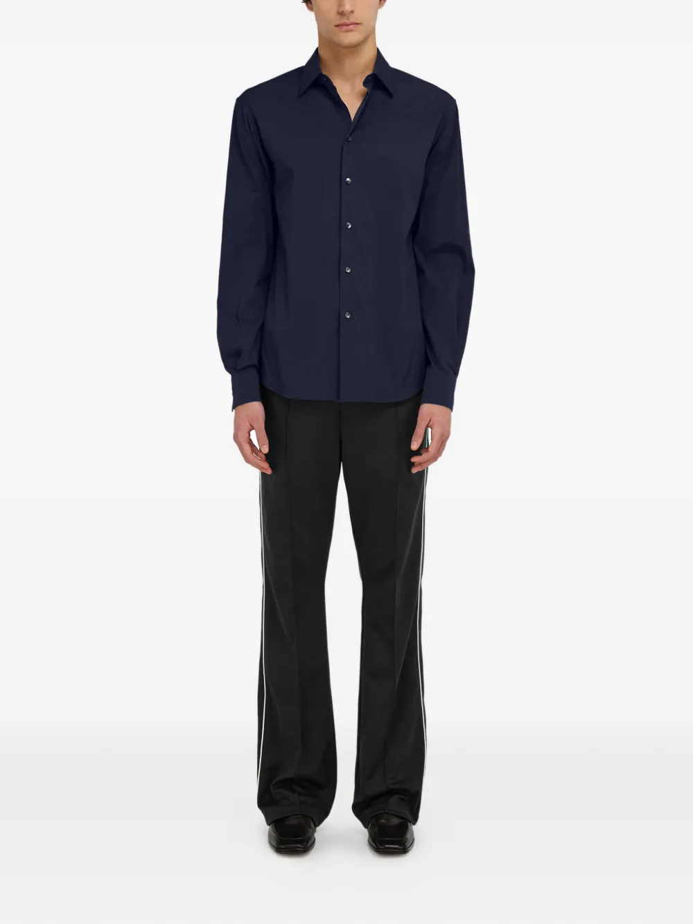 Ferragamo Getailleerd overhemd Blauw