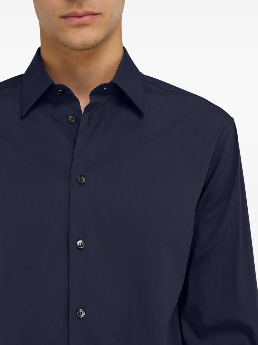 Ferragamo Getailleerd overhemd Blauw