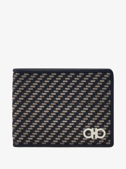 Ferragamo wallet with lattice