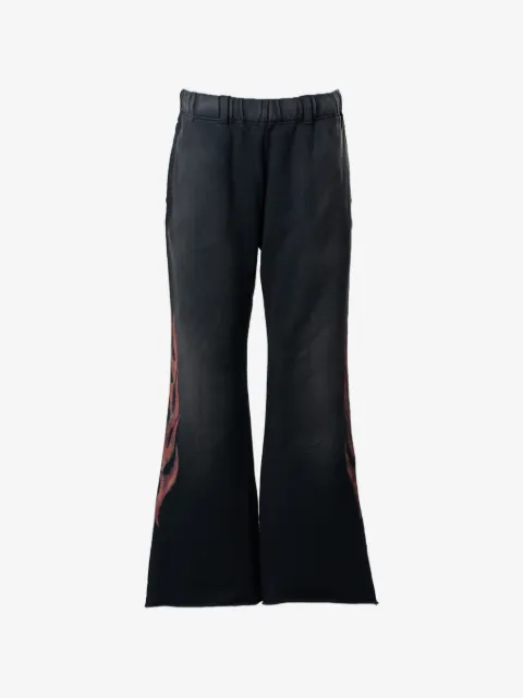 KAMIYA  Crayon Flame bootcut trousers
