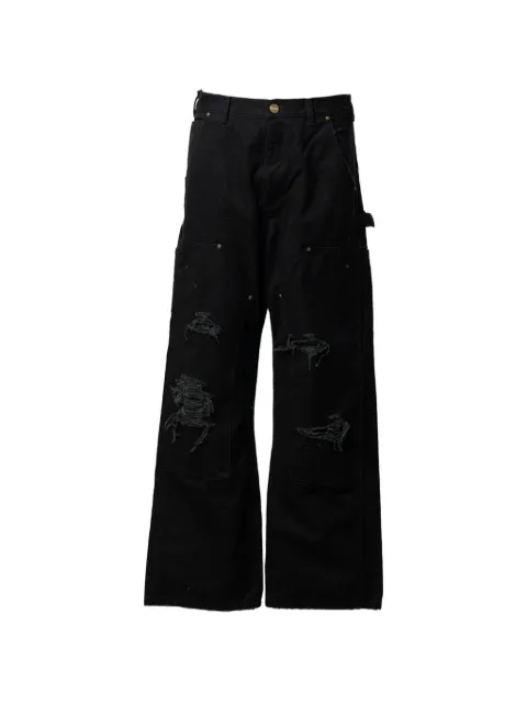KAMIYA  Boro distressed trousers