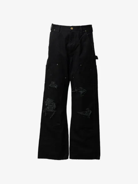 KAMIYA Boro distressed trousers