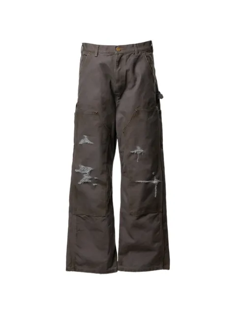 KAMIYA  BORO distressed painter trousers
