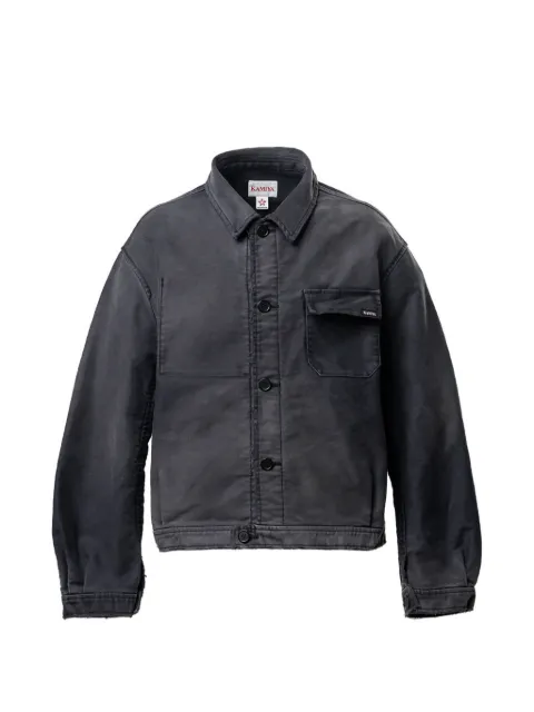 KAMIYA  distressed moleskin jacket