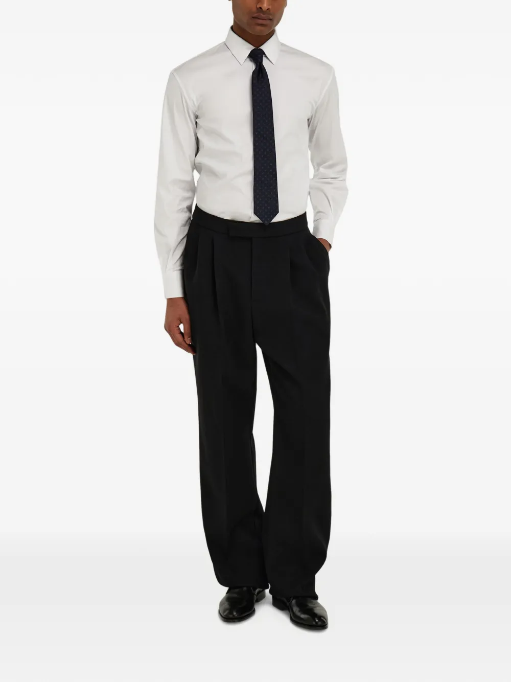 Ferragamo Button-down overhemd Wit