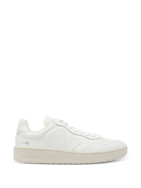 VEJA V-90 round-toe leather sneakers