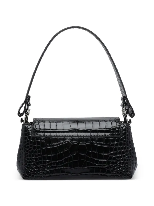 Vivienne Westwood Hazel ロゴプレート ショルダーバッグ M | ブラック