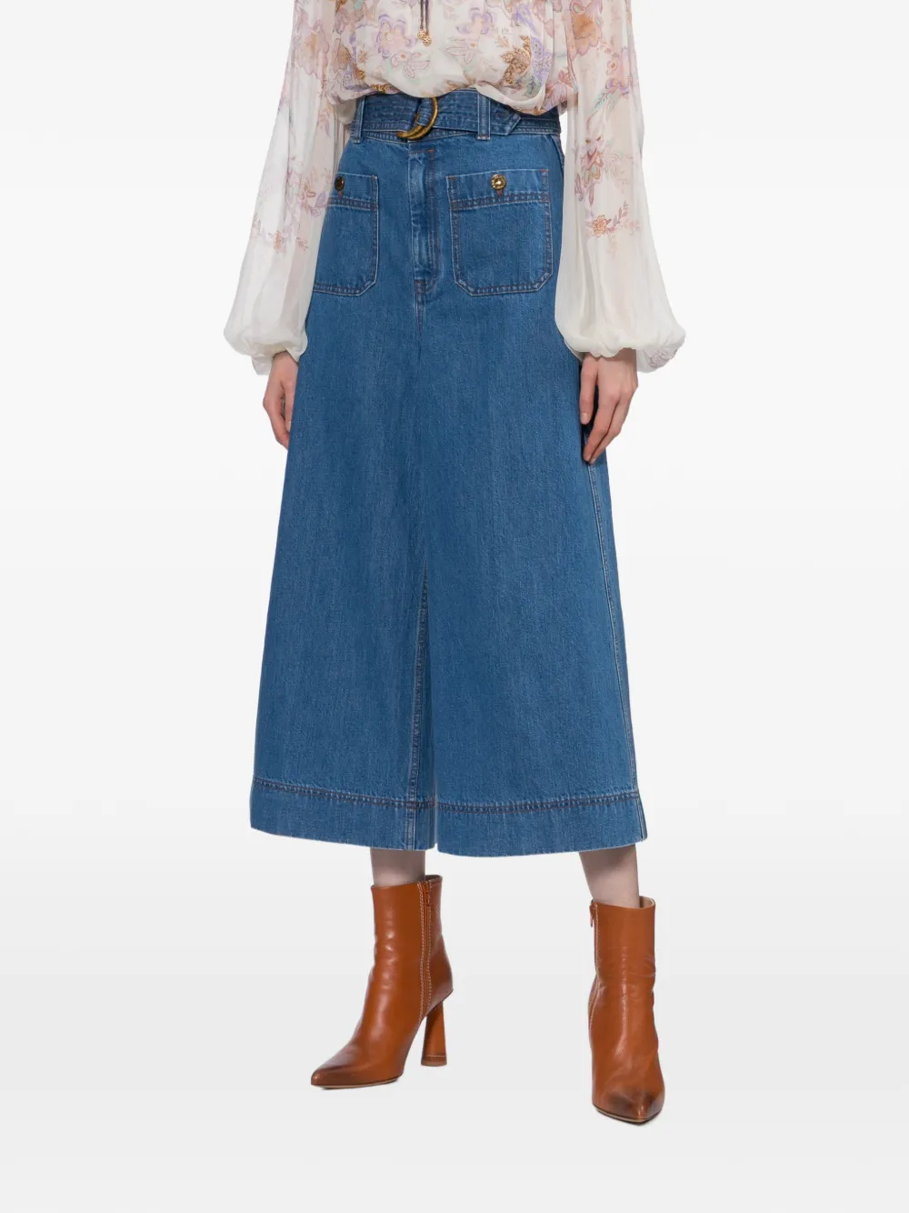  Zimmermann Culottes Jeans - Blue 