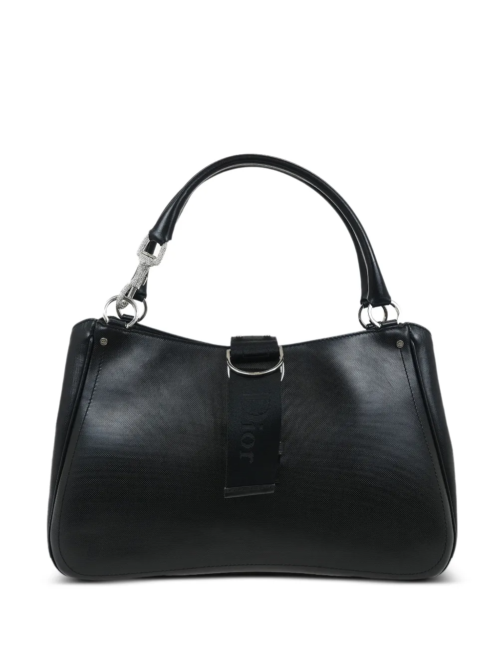 Christian Dior Pre-Owned 2003 embellished leather tote bag - Nero