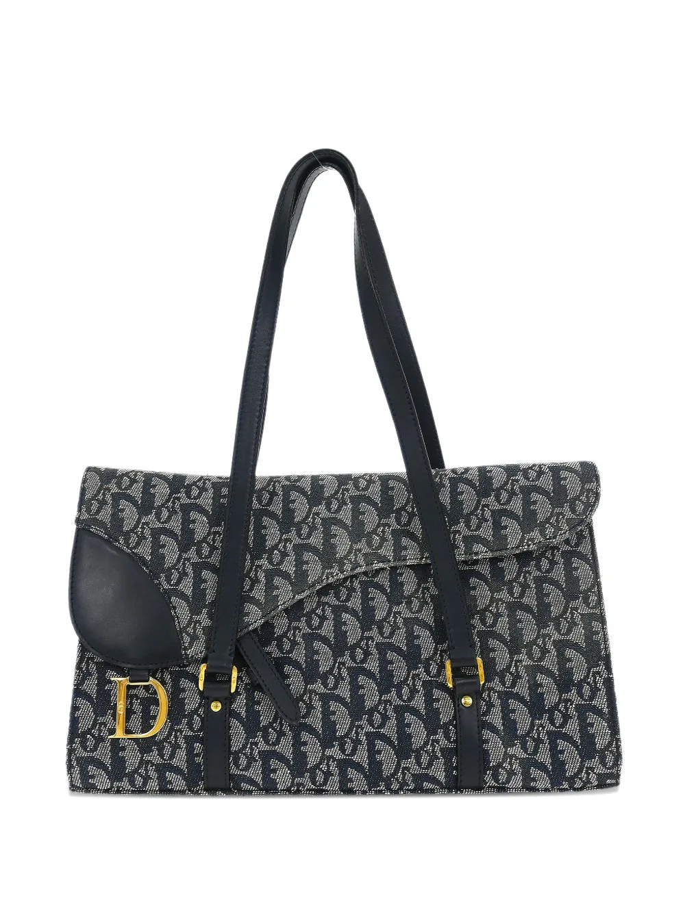 Christian Dior Pre-Owned 2012 Trotter monogram tote bag - Blu