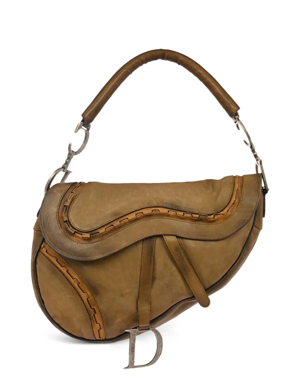 Christian Dior Pre-Owned 2006 Gaucho Saddle leather shoulder bag - Brown