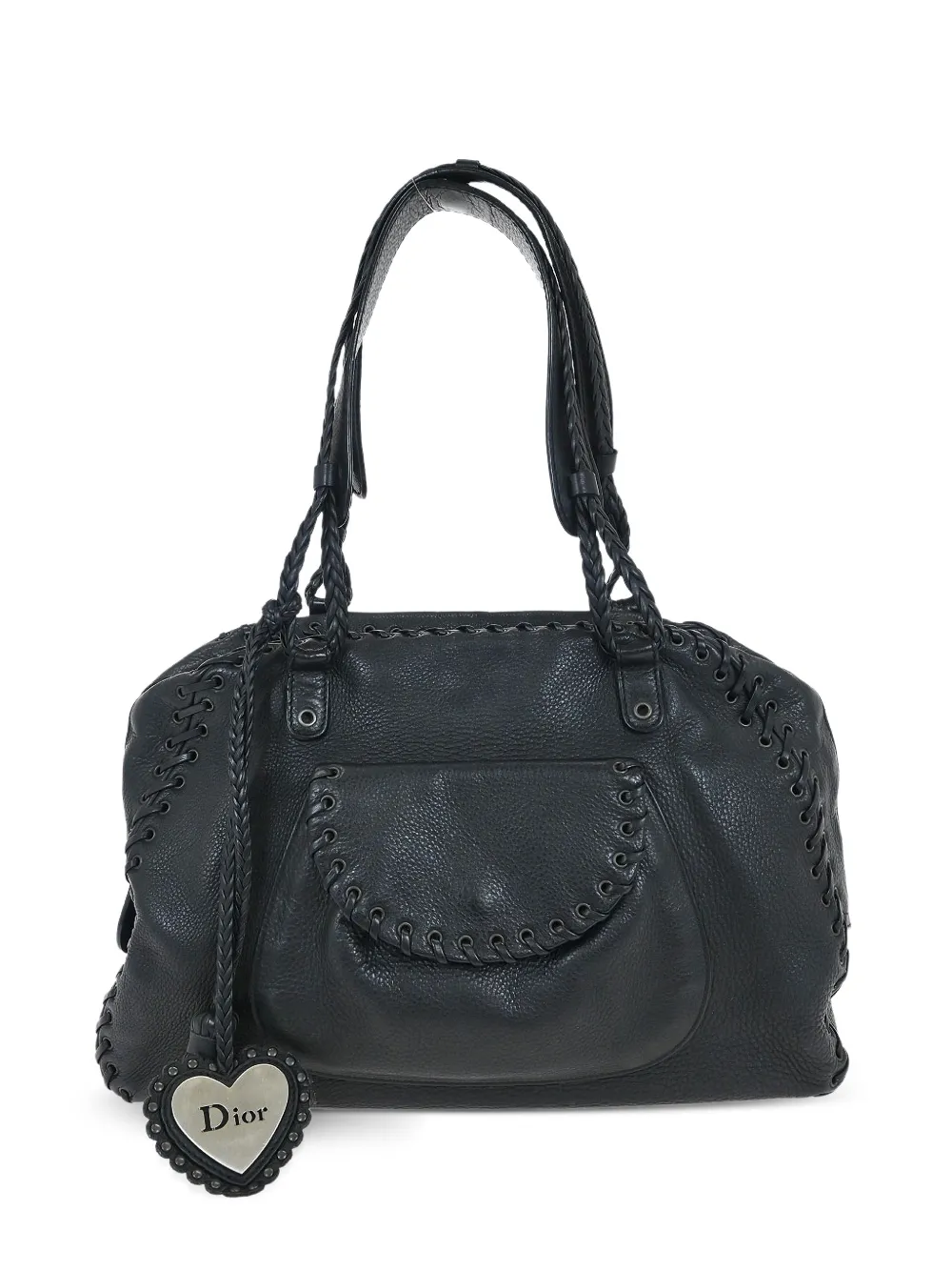 Dior ブラック レザー ハンドバッグ Christian Dior Pre-Owned 2007 レザー ハンドバッグ | ブラック