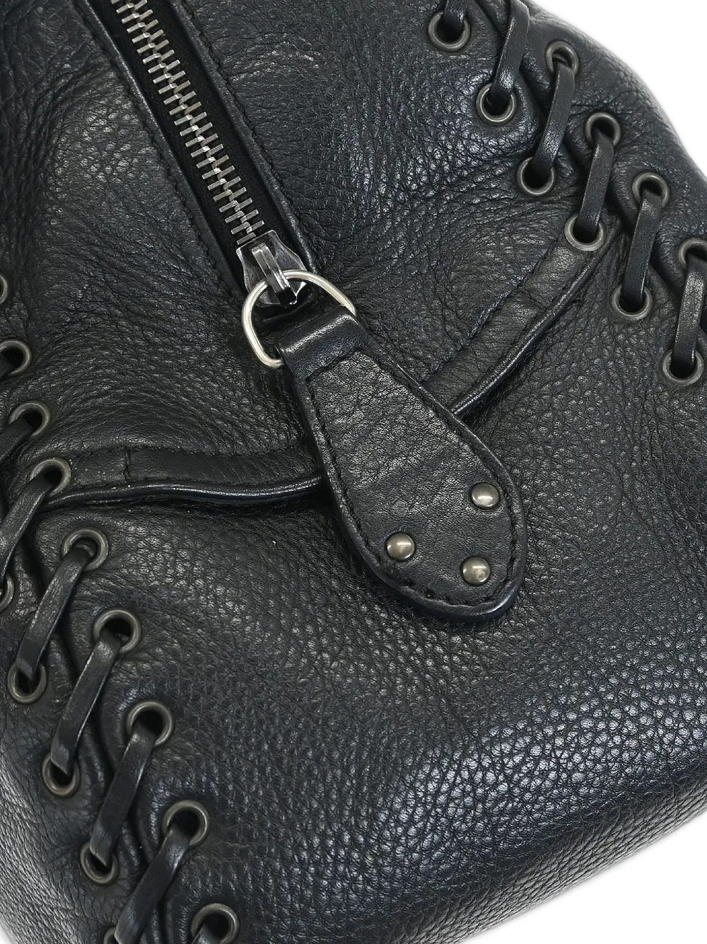 Christian Dior Pre-Owned 2007 レザー ハンドバッグ | ブラック