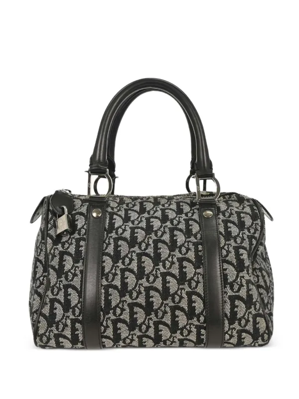 Dior Pre-owned 2002 Duffle Tote Bag in Black