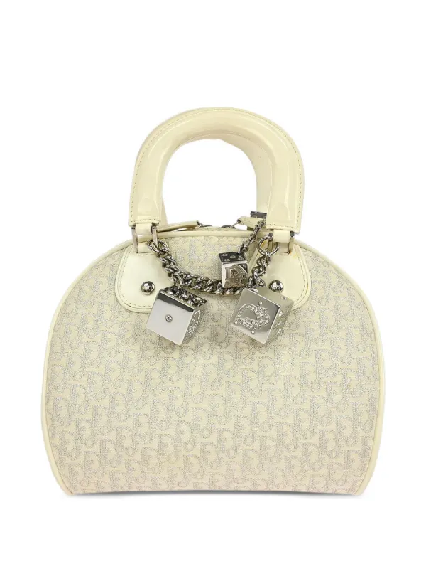 Dior Pre-owned 2004 Gambler Dice Tote Bag in Neutrals