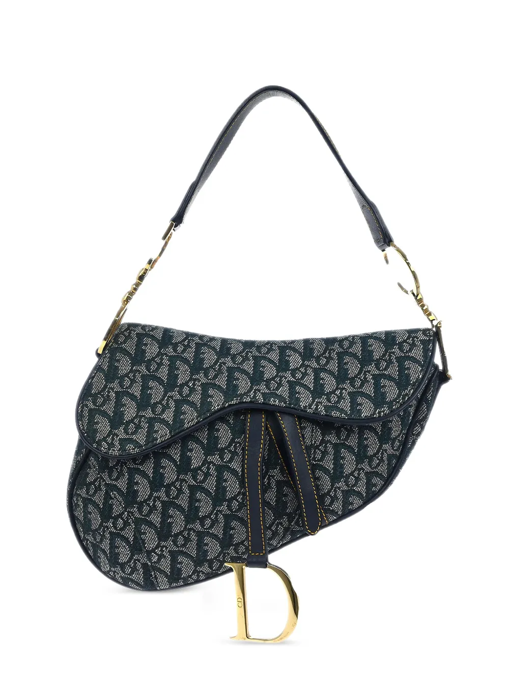 Christian Dior Pre-Owned 2000 Saddle tote bag - Blu