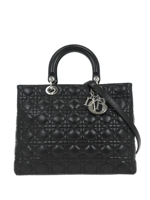 Christian Dior Pre-Owned 2012 Lady Dior Cannage tote bag