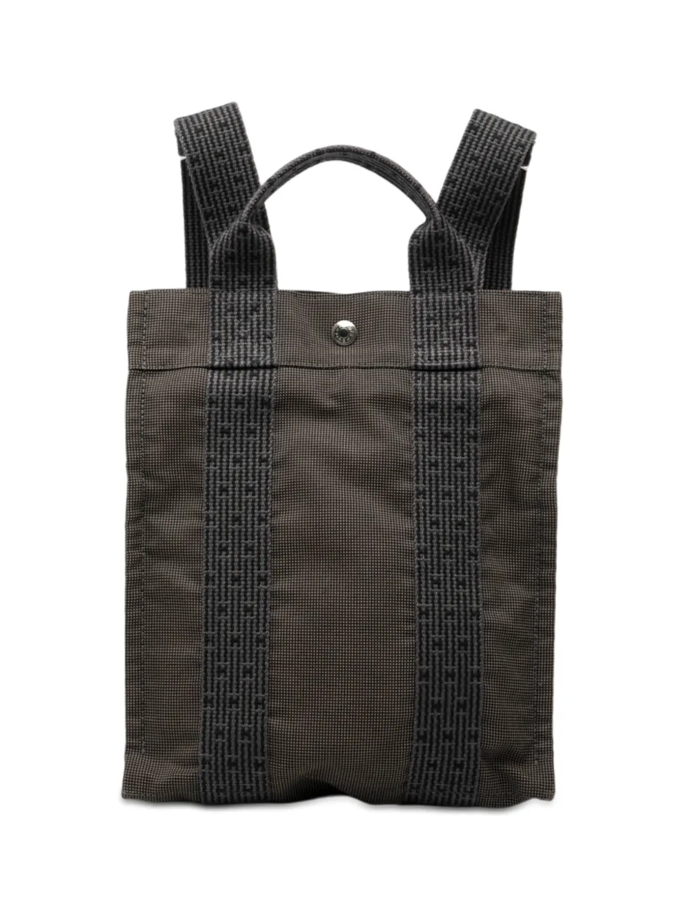 Hermès Pre-Owned 1990-2010 Canvas Herline PM backpack - Grigio