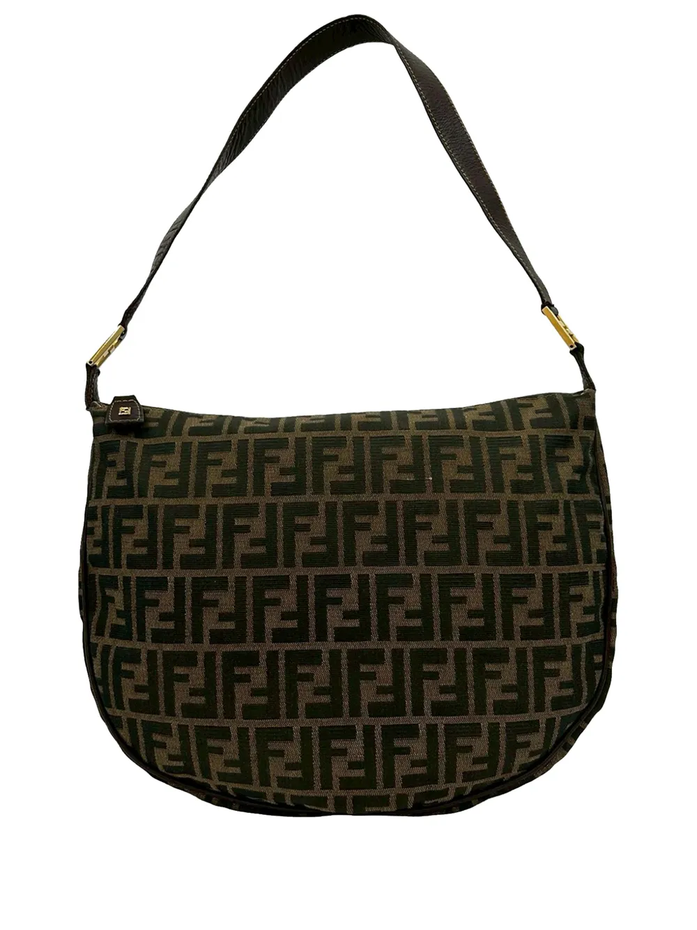 Fendi Pre-Owned Borsa passepartout in tela con motivo Zucca XX secolo - Marrone