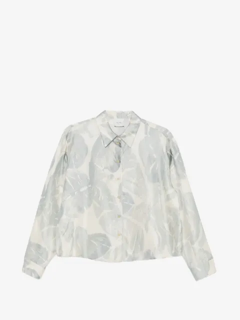 Alysi brushed print regular top