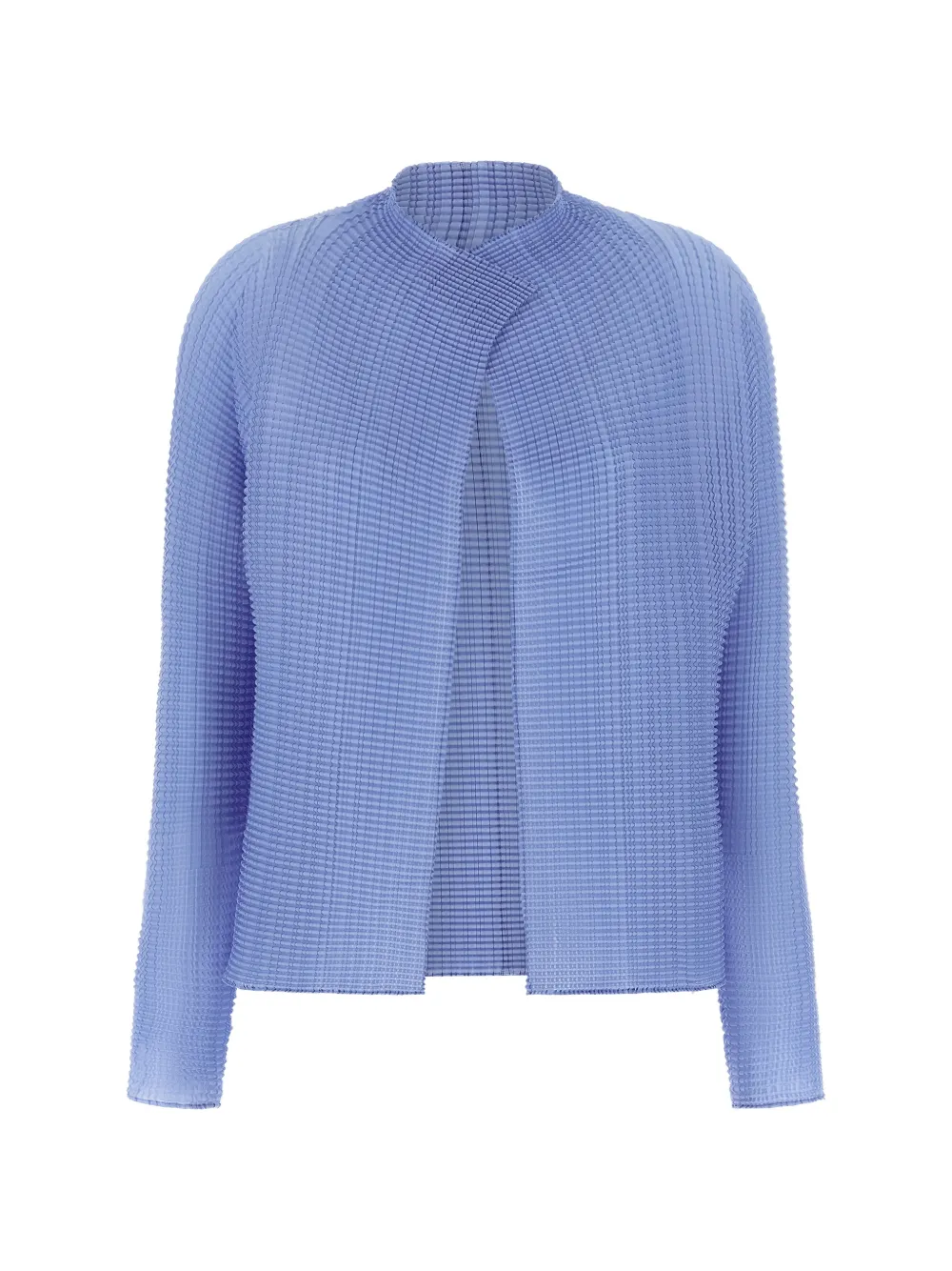 Issey Miyake long-sleeve cardigan - Blu