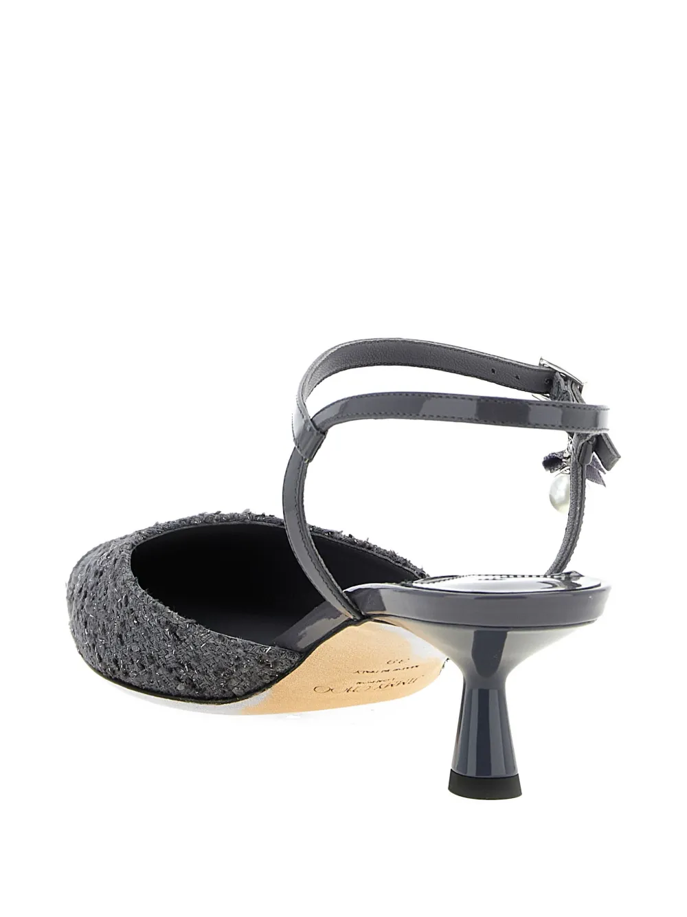Jimmy Choo Aren pumps met parel Grijs