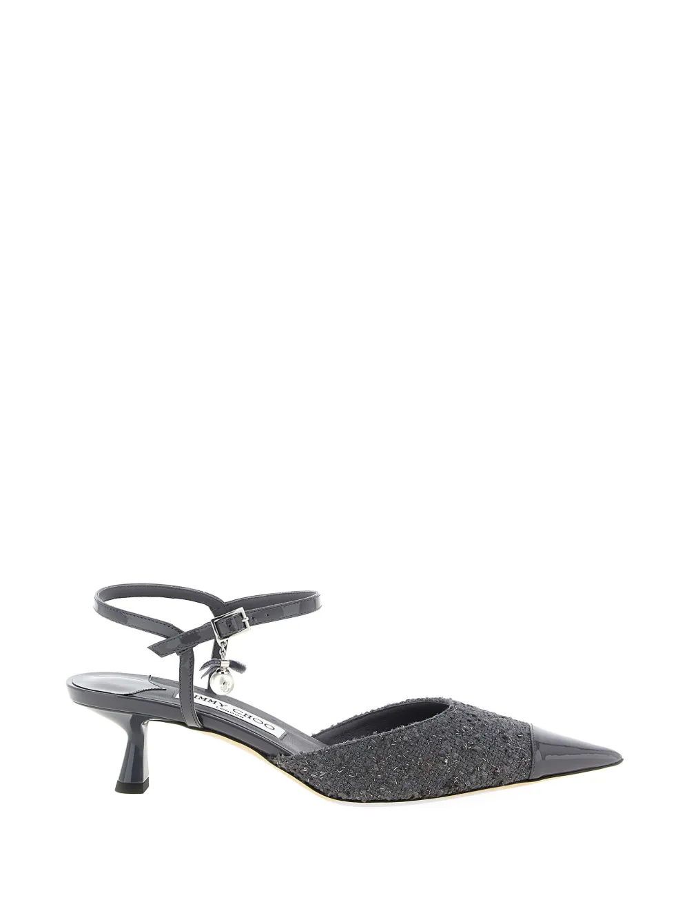 Jimmy Choo Aren pearl-pendant pumps - Grigio