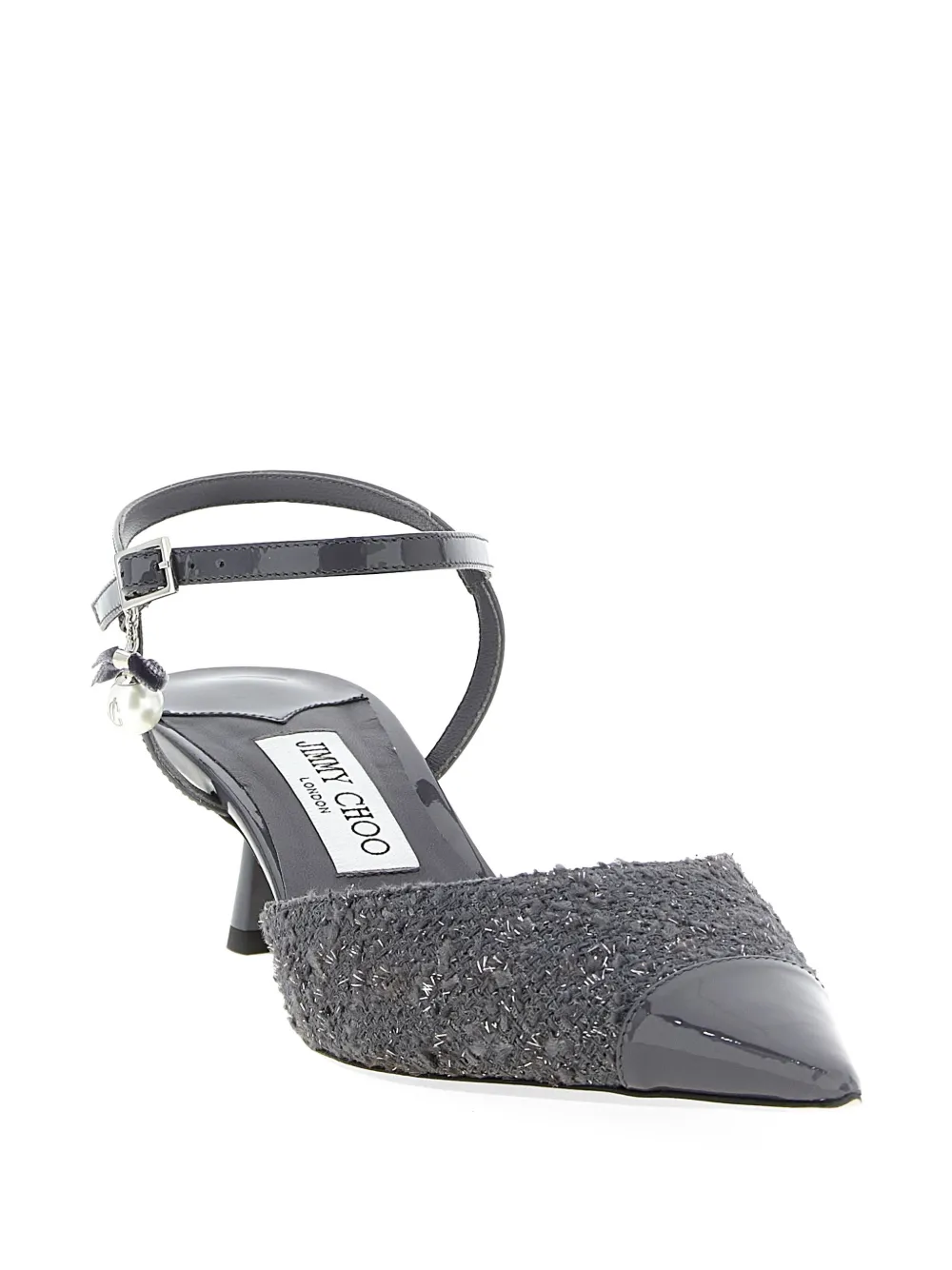 Jimmy Choo Aren pumps met parel Grijs