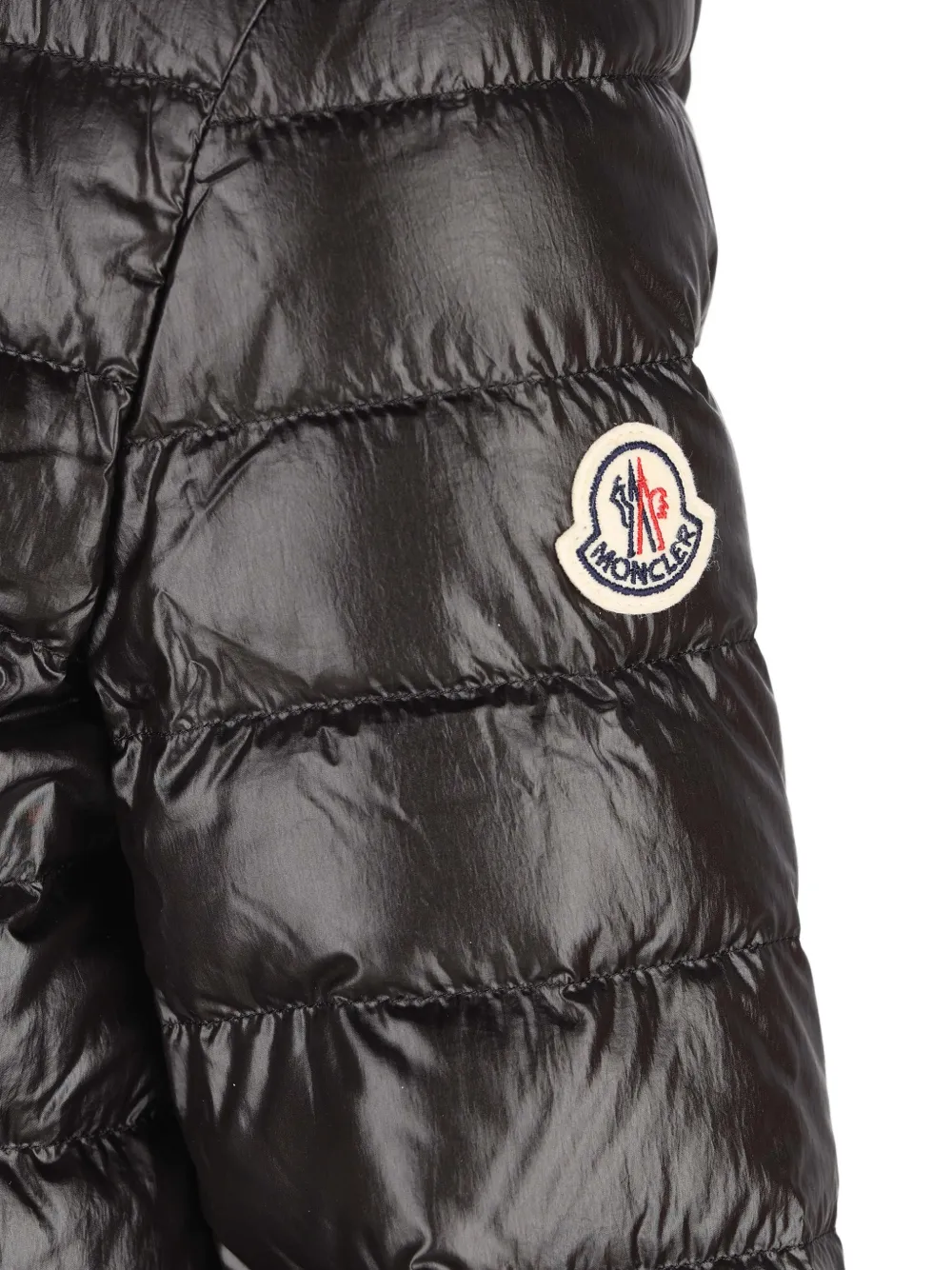 Moncler Enfant Gewatteerd jack Zwart