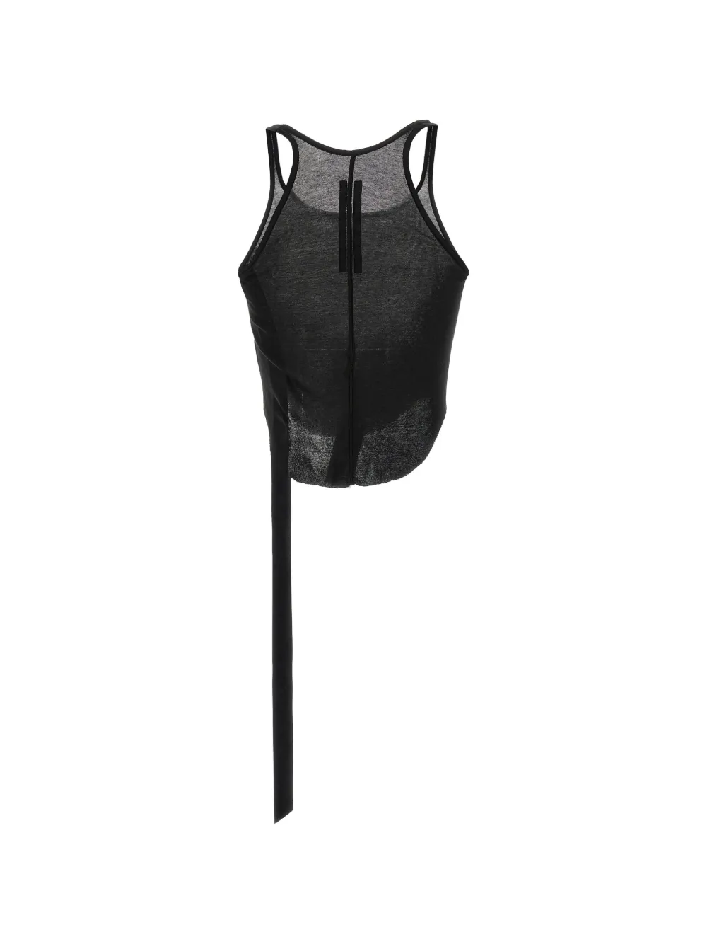 Rick Owens DRKSHDW ノースリーブ クロップドトップ | ブラック