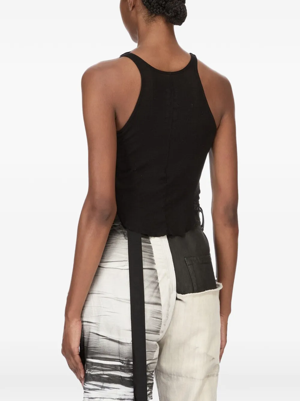 Rick Owens DRKSHDW Cropped top Zwart
