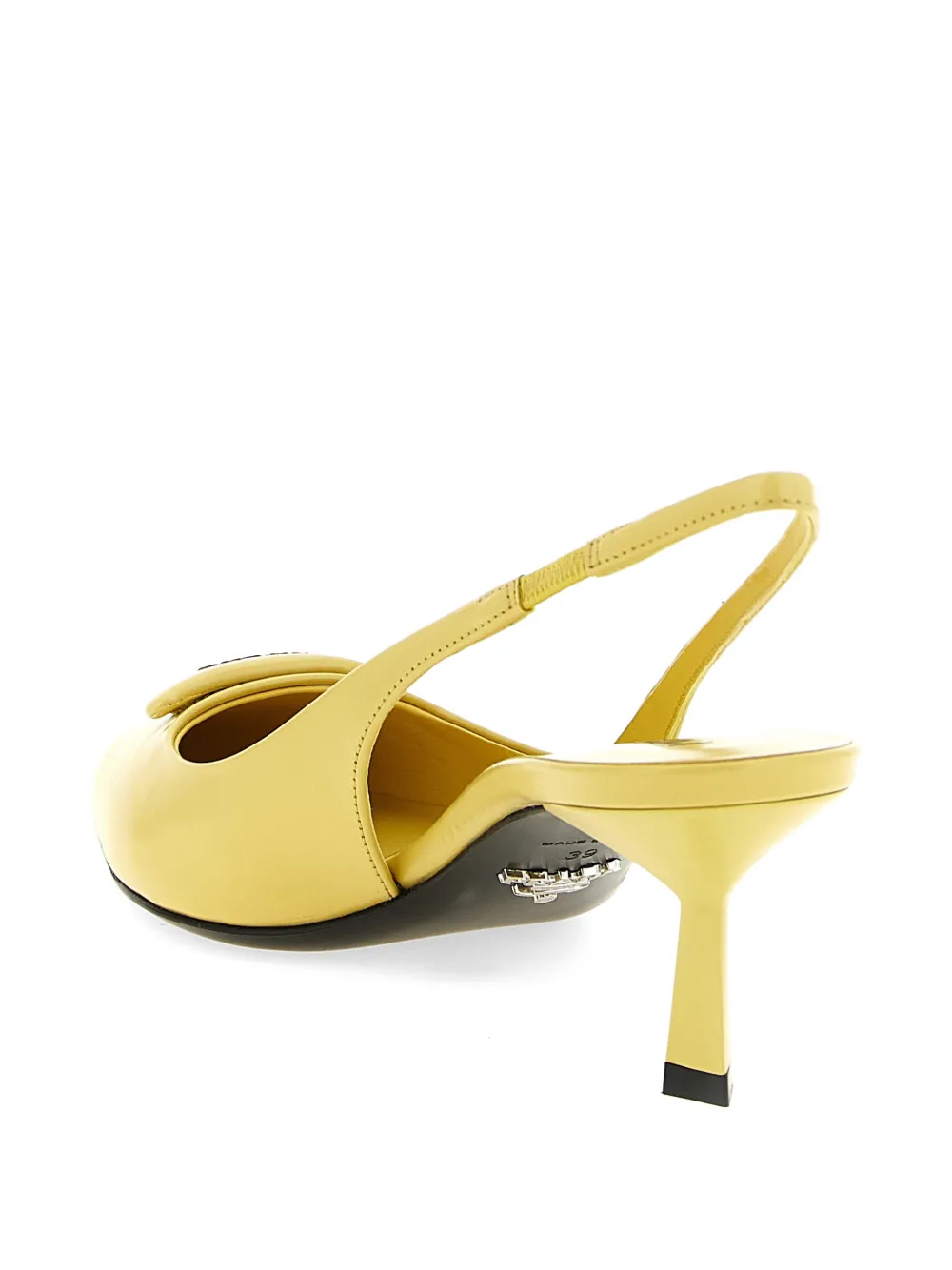 Prada Leren pumps Geel