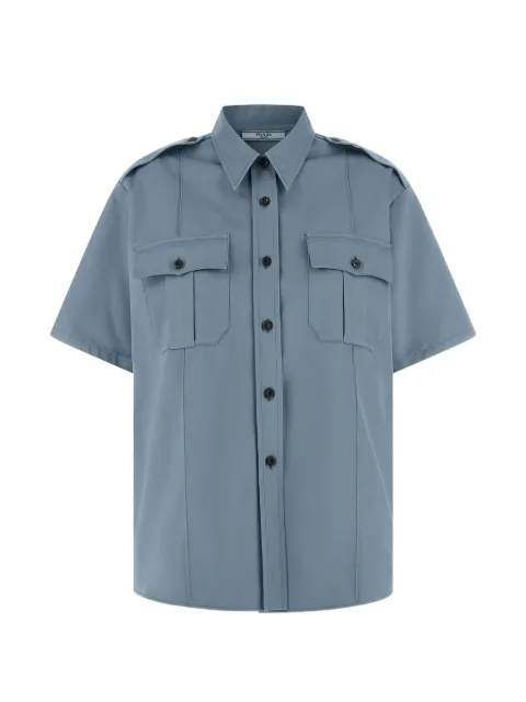 Prada buttoned flap-pocket shirt