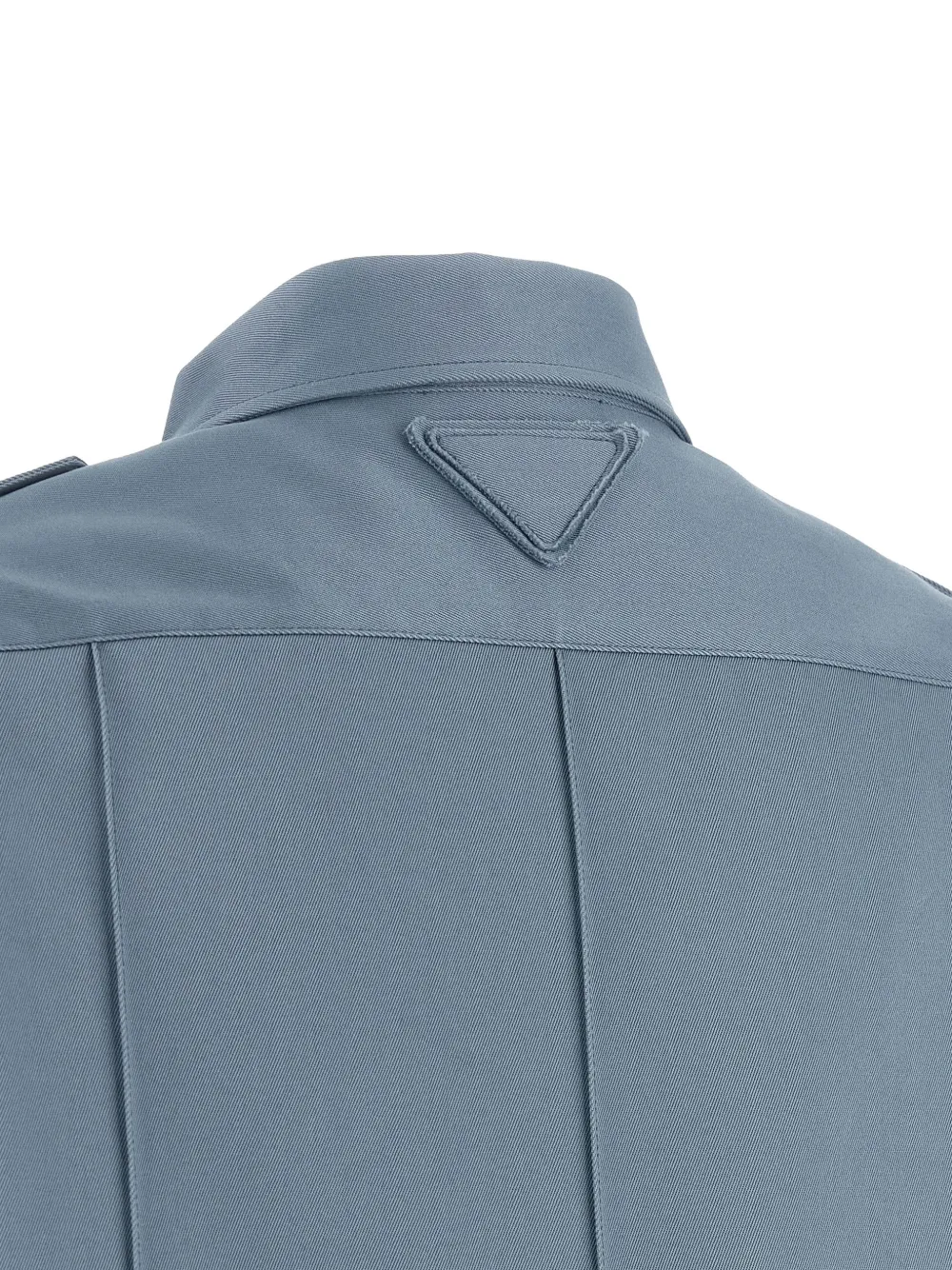 Prada Overhemd met klepzak en knopen Blauw