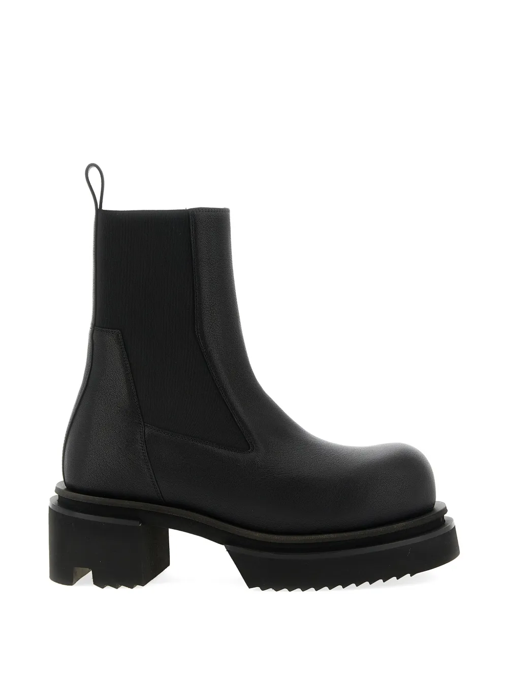 Rick Owens Beetle Bogun leather chelsea boots – Black