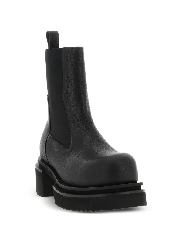 ボリュームチェルシーブーツ完売品　y2k swag RICK OWENS風　希少 Rick Owens Beetle Bogun チェルシーブーツ | ブラック | FARFETCH JP