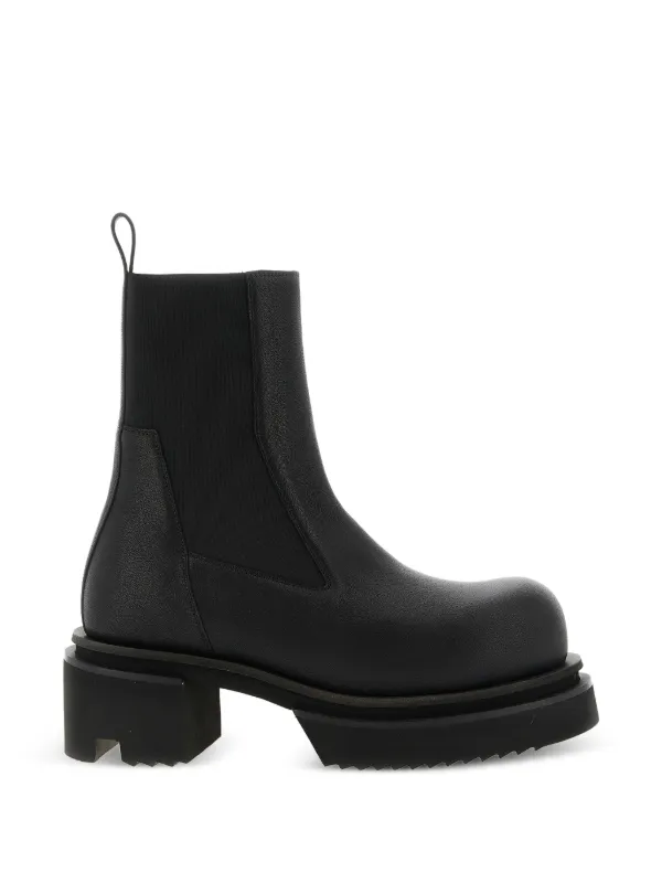 Rick Owens Beetle Bogun チェルシーブーツ | ブラック | FARFETCH JP