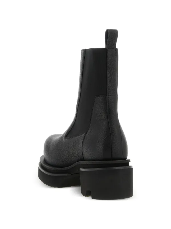 Rick Owens Beetle Bogun チェルシーブーツ | ブラック | FARFETCH JP